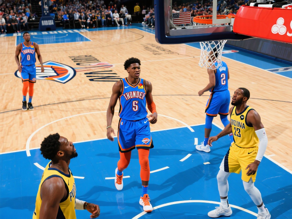 亚历山大狂砍35分 雷霆末节逆转步行者扳平总比分